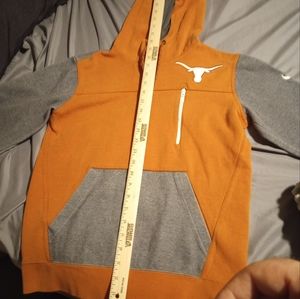 Nike hoodie Texas longhorns NCAA football pullover with front zipper